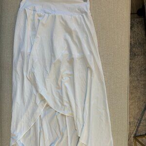 Halara 2-in-1 Mesh Skirt White